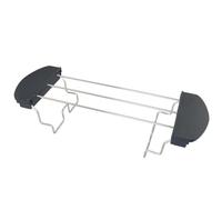 ZCZQC Bread Baking Rack Toast Cooling Rack Bread Machine Toaster Rack Home Oven Rack Food Rack 26CM For Toast Trimmings Heated Cinnamon Rolls Biscuits Barbecue Picnic Toaster Accessories Black