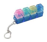 ZCZQC Keyboard Shaft Experience 4 Holes Transparent No Lights Keyboard Shaft Experience Keyboard Clicker Push Transparent Candy Color Keyboard Meditation Toys Library Mute Button Toys