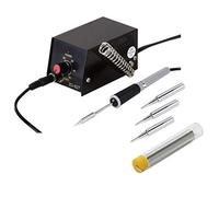 ZD-927 Mini Soldering Station with Free Tin and 3 Tips Included 8W Soldering Iron with Fine Tip 0.3 mm for Small Precision Welding Adjustable Temperature 100-450°C