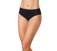 ZD ZERO DEFECTS | Aurora High Panty | Premium Organic Cotton | Made in Spain | Artisanal Confection, Black/White, M