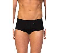 ZD ZERO DEFECTS | Fly Front Senior Brief | Soft Egyptian Cotton | Size: 3XL - Colour: Black