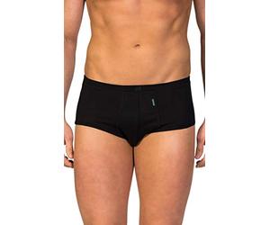 ZD ZERO DEFECTS | Fly Front Senior Brief | Soft Egyptian Cotton | Size: 3XL - Colour: Black