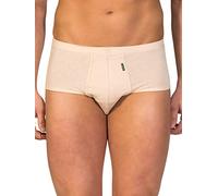 ZD ZERO DEFECTS | Fly Front Senior Brief | Soft Egyptian Cotton | Size: L - Colour: Beige