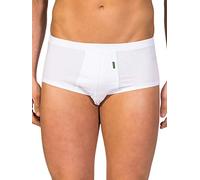 ZD ZERO DEFECTS | Fly Front Senior Brief | Soft Egyptian Cotton | Size: XL - Colour: White
