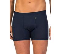 ZD ZERO DEFECTS | Helios fly front boxer Egyptian cotton | Plus sizes: 6XL - Colour: Navy Blue