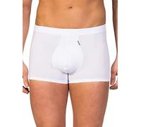 ZD ZERO DEFECTS | Men's Boxer Briefs | Premium Egyptian Cotton | Comt and Softness | Size: M - Colour: White