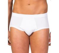 ZD ZERO DEFECTS Micromodal Fly Front Brief for man - Extracted from Beech Wood - Color White - Size 56 XL