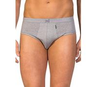 ZD ZERO DEFECTS | Premium Egyptian Cotton Mini Briefs | Superior Comt and Breathability | Size: XXL - Colour: Gray
