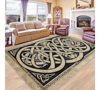 ZDABAOEC Viking Rugs Small - Viking Rug - Nordic Mythology Rugs, Tribal Carpet, Viking Home Decor Non Slip Small Rug, Washable Rug, Anti Slip Low Pile Area Rug, 50 x 80cm