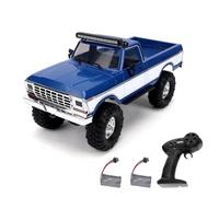 ZDAGELD 1/16 Scale 2.4GHz RC Pickup, LED Lights, 4WD Off Road Crawler, Equipped with Colorful Lights, Maximum Speed 10KM/H, 25 Minute Runtime for Beginners (Blue)