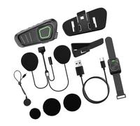 ZDAGELD 10km Motorcycle Intercom Headset, Music Call, Wireless Push To Talk Switch, Noise Reduction, Designed for Outdoor Cycling, Motorcycle Helmet Intercom, This Product Provides a