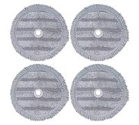 ZDAGELD 4PCS High Strength Fiber Mopping Pads, Wear Proof Absorbent Cleaning Mop Cloth, Sturdy Replacement Accessories Perfectly Compatible for LG Household Floor Mops