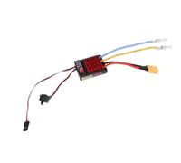 ZDAGELD 60A RC ESC Fit for SCX10 D90 Water Proof RC Brushed Electronic Speed Controller with 2A BEC, Strong Compatibility with 380, 390, 540, 550 Series Motors for 1/10 1/12 Cars