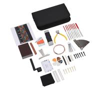 ZDAGELD 72 Pcs Guitar Maintenance Set, Essential Tools for String Changes, Setup Adjustments, and Guitar care. Organized Storage Bag for Home Repairs on the go. Ready to Use