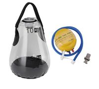 ZDAGELD Adjustable Water Dumbbell Weight,10kg Capacity Inflatable Kettlebell Alternative, Portable Travel Fitness Equipment for Home Gym Soft PVC Hand Weights with Air Pump