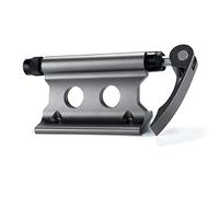 ZDAGELD Aluminum Alloy Strong Bearing Bike Front Fork Mount, Compact Size, Easy Install on Car Roof, Powerful Hook and Loop, Prevent Bike Shaking, Keep Safe and Stable, With Design (One Size)