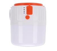 ZDAGELD Dual Light Sources Solar Camping Light with USB Recharge, Hook and Emergency Power Bank for Outdoor Activities