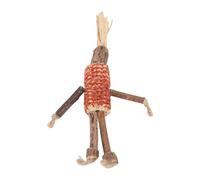 ZDAGELD Durable Natural Silver Vine Cat Catnip Stick Toy Chew,Teething Chew Toy for Teeth Cleaning,Interactive Indoor Cat Satisfying Licking,with Its Unique Shape, Let's Your Cats (Stickman Style)