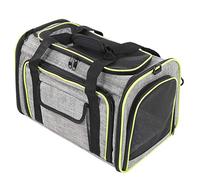 ZDAGELD Expandable Cat Carrier, Soft Sided Dog Carrier for Small Medium Cats & Puppies, Breathable Oxford Pet Travel Bag with Extension Tunnel, Collapsible Tote for Vet Car Plane