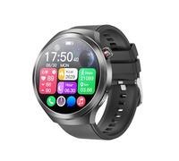 ZDAGELD Large Screen Smartwatch with Health Monitoring, NFC Function for Men and Women, IP68, Efficient Daily Use, Multifunctional Convenience (Black Silicon Strap)