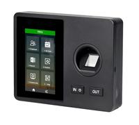 ZDAGELD No Schedule Time Clock, 4.3 Inch Touch Screen, 1500 Fingerprint, 1000 Password, 1000 ID Card, Multi Language, USB Port, For Employees Access Control Machine, Track Shiftless with (UK Plug)