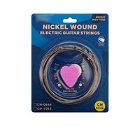 ZDAGELD Outstanding Sound Quality, Electric Guitar Strings Set with Hexagonal High Carbon Steel Core, Nickeling Plated, 6 Strings 980mm Standard Length, Easy Colorful Ball Head (CN0946)