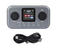 ZDAGELD Portable Guitar Effects Pedal, 6 Independent Effect Modules, Stereo Headphone Output, 2000mAh Battery, 30 Second Loop Recording with Overdub Function, ABS Material, 12x6.