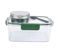 ZDAGELD Portable Leakproof Salad Jar, Salad Bowl with Lid, Dressing Cup, Microwave Safe, Ideal for Work, Travel Nutritious Meal Eating