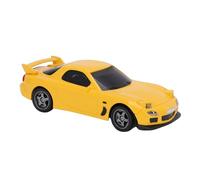 ZDAGELD Remote Control Drift Car, 1:43 Scale 4WD RC Racing Car with LED Lights & Underbody Glow, 25KM/H High Speed Mini Drift Vehicle, 2.4GHz Toy Car Gift for Kids and Adults(Yellow)