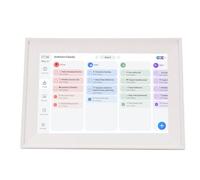 ZDAGELD Smart Digital Calendar 10.1 Inch LCD Touch Screen Interactive Family Planner, Chore Chart, Schedule View, AI Abilities, Sync Data with, and