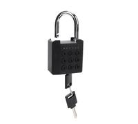 ZDAGELD Smart Lock Keyless Entry BT Padlock IP67 APP Control Zinc Alloy Body for Gym Locker Cabinet Door Storage with Swift Password Recognition and Multiple Unlocking Options,