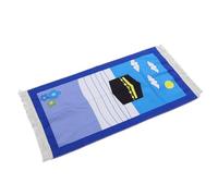 ZDAGELD Soft Praying Mat,Traditional Design,Elegant Home Decor Kids Praying Mat with Tassel, Providing a Velvet Like Feel, Bringing a Spiritual Experience and Comfort for Boys Girls