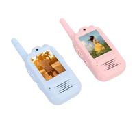 ZDAGELD Video Intercom Toy, 2.0 Inch Display with Voice Effects for Family Outdoor Adventures Video Intercom Toy