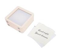 ZDAGELD White Noise Sleep Sound Machine, Warm Glow Night Light, 8 Soothing Sounds, BT Speaker, 3 Brightness Levels, Rechargeable, Ambient Night Light with 15/30/60 Minute Timer F (White)