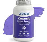 ZDBB Ceramic Brake Lubricant High Temp Caliper Pin Grease Synthetic Brake Lube Break Grease Automotive Squeak Stop Moisture Proof, Heat Resistant, Rust and Corrosion, 8oz Brush Top