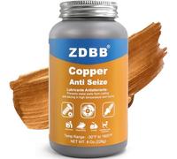 ZDBB Copper Anti-Seize Lubricant Anti Seize Compound for Spark Plugs, Brake Pads, Thread and Nuts Automotive High Temp Antiseize Grease Copper Paste with Brush Top Bottle,8oz