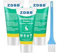ZDBB Dielectric Grease Is An Insulating Lubricating And Corrosion-Resistant Grease for Circuit Boards Wire Connections Battery Terminals High-Voltage Switches And High-Voltage Insulators,1 Oz-3 Pack