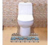 ZDCUSTOM Southwest Tribal Bathroom Rugs Mats Non Slip Rubber Backing Toilet Training Rug Mats for Bathroom, Quick Dry Microfiber Bathroom Toilet Rug Mat, Multi-Purpose Bath Carpet Protector Pads