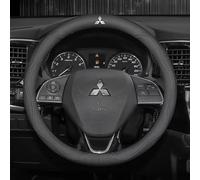 ZDDFCVB Car Steering Wheel Cover, For Mitsubishi Outlander (3. Generation ab 10/2012) -, Stylish Car Interior Accessory, Heat Resistant, Non-slip stable, All-Season Comfort,B