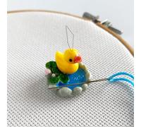 ZDDPDJ Magnetic Needle Minder Small Lotus Flower Pond and Duck Threader