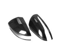 ZDDYUU 1 Pair Car Wing Mirror Cover Cap for Mercedes-Benz C-Class C260Lc200l 2015-2021, Driver and Passenger Side Rear View Mirror Cover Cap Left Right Door Wing,Black