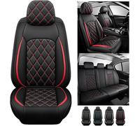ZDDYUU 5 Seats Car Seat Covers Full Set Fit For Hyundai Kona/Kona Hybrid/Kona Electric/Kona N SUV 2018-2023 2024, Leather Auto Seat Protectors, Leather Car Seat Covers Waterproof Soft Car Seat