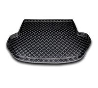 ZDDYUU Boot Liner with Raised Edges for RENAult Arkana 2021-2024, Anti-Scratch Anti-Slip Waterproof Boot Liner, Auto Interior Accessories,C/Black Beige