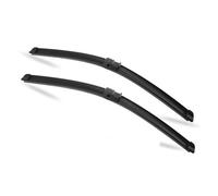 ZDDYUU Car Front Wiper Blades Pair for BMW X3 F25 2010-2017, Replacement Windscreen Wipers Quiet Durable Rubber Wiper Blades Auto Accessories