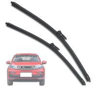 ZDDYUU Car Front Wiper Blades Pair for Geely Vision X3 2017-2019, Replacement Windscreen Wipers Quiet Durable Rubber Wiper Blades Auto Accessories