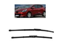 ZDDYUU Car Front Wiper Blades Pair for Renault Clio 4 2012-2018 26"+14", Replacement Windscreen Wipers Quiet Durable Rubber Wiper Blades Auto Accessories