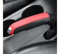 ZDDYUU Car Handbrake Handle Cover for Seat Ibiza ST 6F 6J 6L 6L2 6L1 6K 6K2 6K1 1993-2025, Car Handbrake Grips Anti-slip Handbrake Sleeve Handbrake Decorative Cap Accessories,Red