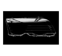 ZDDYUU Car Headlight Cover for BMW 3 Series E46 1998-2001, Transparent Housing Left Right Side Transparent Lampshades Headlamp Cover Polycarbonate,Right
