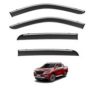 ZDDYUU Car Wind Deflectors for Fiat Titano MK1 2019-2025, Sun Rain Guards Visor Car Window Shields Protector Deflectors Auto Parts Stick-On