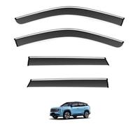 ZDDYUU Car Wind Deflectors for Geely Atlas MK2 -FX11 2022-2025, Sun Rain Guards Visor Car Window Shields Protector Deflectors Auto Parts Stick-On,4 PCS